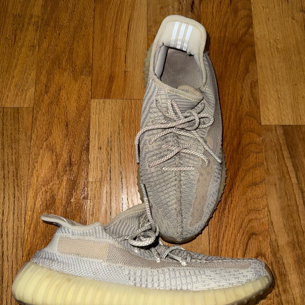 Beige Knit Sneakers